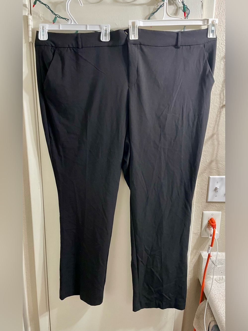 NINE WEST Barely Bootcut Pants Black NWT Size 24W Plus Size Women’s Dress Pants